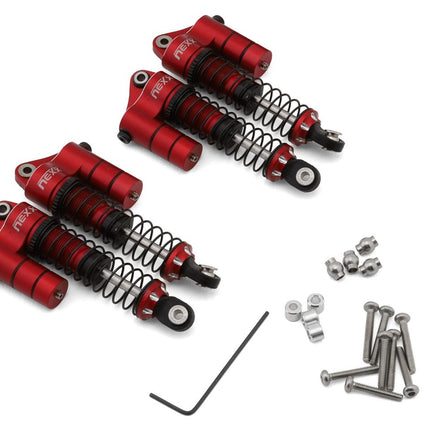 NEXX Racing Redcat Ascent18 Reservoir Aluminum Oil Shocks (Red) (53mm)