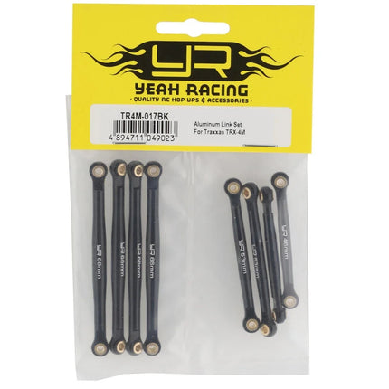 Yeah Racing Aluminum Suspension Link Set for Traxxas TRX-4M (Black)