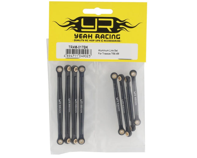 Yeah Racing Aluminum Suspension Link Set for Traxxas TRX-4M (Black)