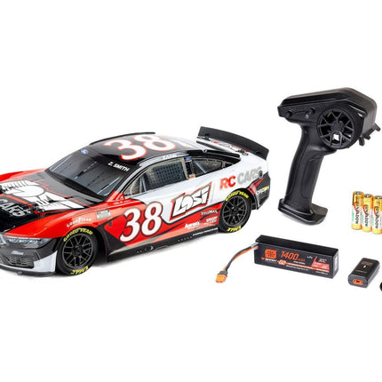 Losi NASCAR #38 Ford Mustang 1/12 2S AWD RTR On-Road Car (Zane Smith) 