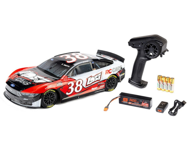 Losi NASCAR #38 Ford Mustang 1/12 2S AWD RTR On-Road Car (Zane Smith) 