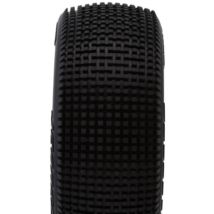 JConcepts Stalkers 1/8 Pre-Mounted Buggy Tire (White) (Green) JCO3175-12