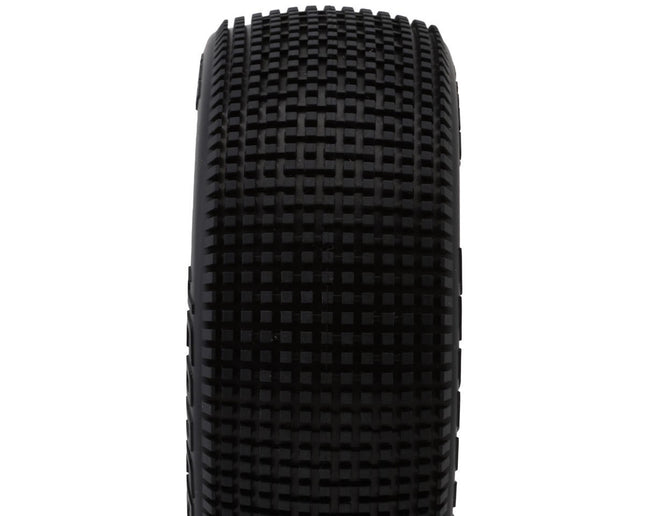 JConcepts Stalkers 1/8 Pre-Mounted Buggy Tire (White) (Green) JCO3175-12