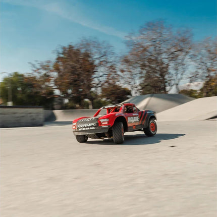 Arrma Mojave Grom MEGA 4WD 380 Brushed 1/18 Electric Desert Truck RTR Red/Black