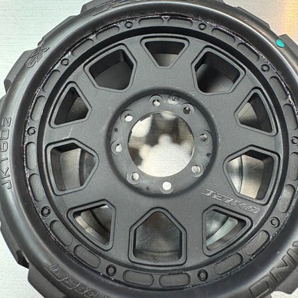 Ex-King Cobra 3.8" Glued Pre-Mounted Tires For Traxxas Maxx