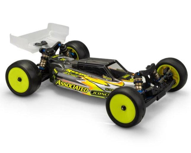 JConcepts Associated RC10B7/B7D "F2" 1/10 Buggy Body w/Turf & Carpet Wings Clear