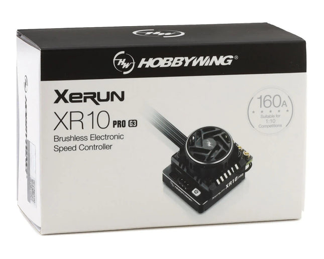 Hobbywing Xerun XR10 Pro G3 1/10 160A Sensored Brushless ESC 30112619