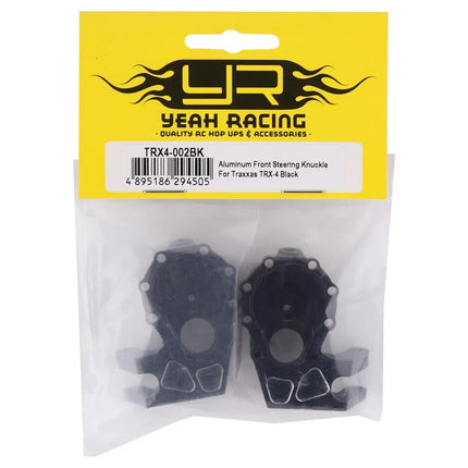 Yeah Racing Aluminum Steering Knuckles for Traxxas TRX-4 (Black) (2) (41g)