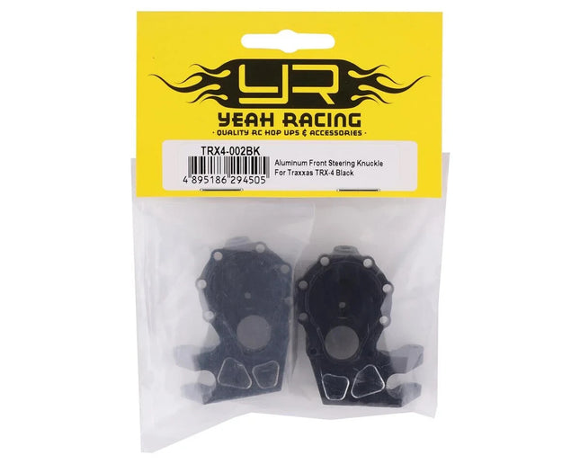 Yeah Racing Aluminum Steering Knuckles for Traxxas TRX-4 (Black) (2) (41g)