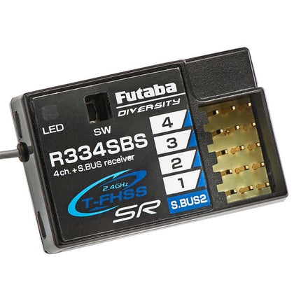Futaba R334SBS TFHSS SR S.Bus2 HV 4-Channel 2.4GHz Receiver 01102246-3