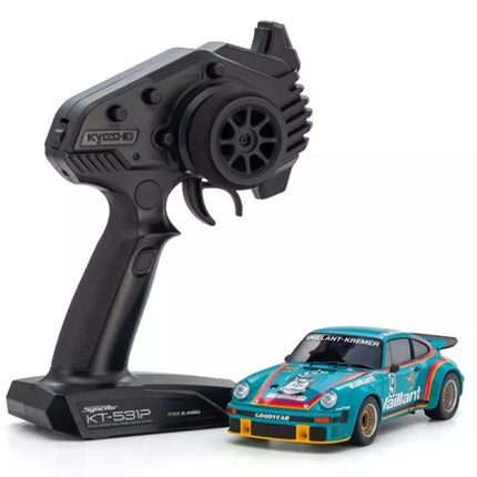 Kyosho 32368V Mini-Z MR-04 RWD Readyset 1976 Porsche 934 RSR Turbo Vaillant #9