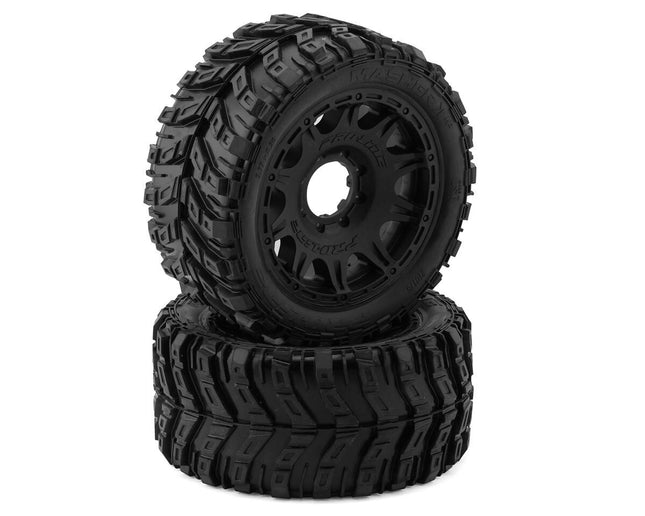 Pro-Line 1/6 Masher X HP Belted Pre-Mounted Monster Truck MTD Tires (Black)