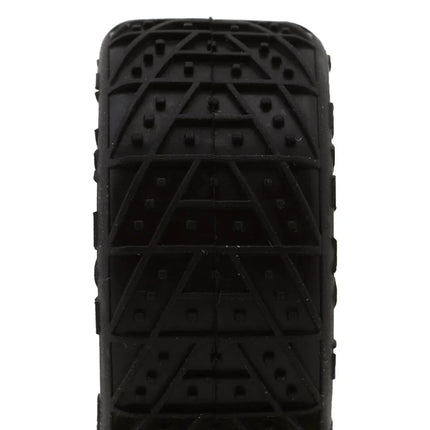 UpGrade RC Clay Bar Pre-Mounted Clay Tires for Losi Micro-T (White) (4)