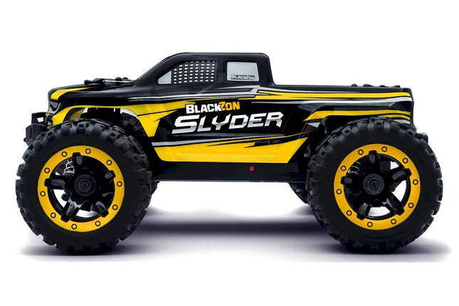 Blackzon Slyder MT 1/16 4WD Electric Monster Truck - Yellow BZN540116