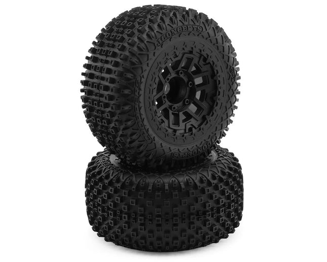 JConcepts Choppers 2.9" Monster Truck Pre-Mounted Tires (Platinum) (Black) (2)