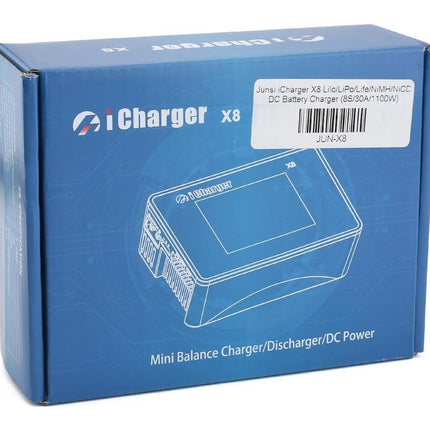 Junsi iCharger X8 Lilo/LiPo/Life/NiMH/NiCD DC Battery Charger (8S/30A/1100W)