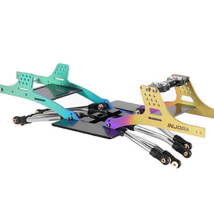 Injora Axial SCX24 Titanium LCG Comp 1/24 Crawler Chassis Kit Rainbow SCX24-199