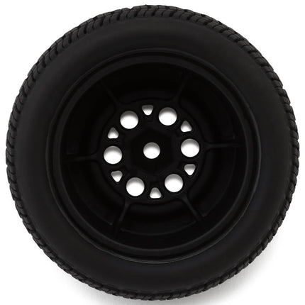 Losi 22S Sprint Rear Pre-Mounted Hoosier Tires (Chrome) (2) (Soft) LOS-2442