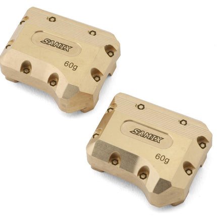Samix Brass Differential Covers for Traxxas TRX-4 (Gold) (60g) SAMTRX4-4075GC2