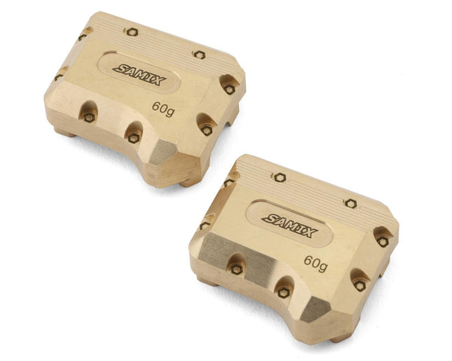 Samix Brass Differential Covers for Traxxas TRX-4 (Gold) (60g) SAMTRX4-4075GC2