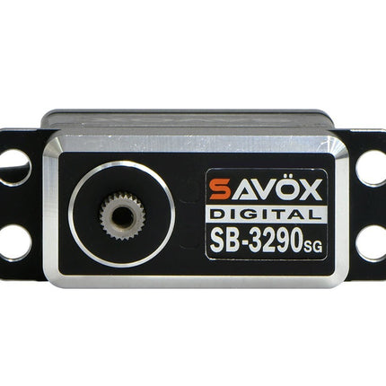 Savox High Torque, High Voltage Brushless Servo, Black SAVSB3290SG-BE
