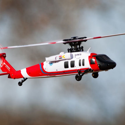 Rage R/C Hero-Copter BL, 4-Blade Brushless RTF Heli Coast Guard RGR6151