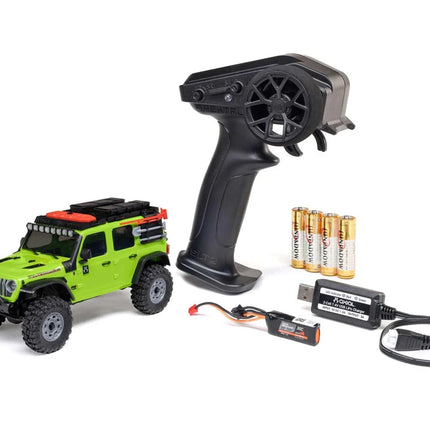 Axial SCX30 Jeep Wrangler JLU 1/30 4WD RTR Scale Mini Crawler Green AXI2261T1