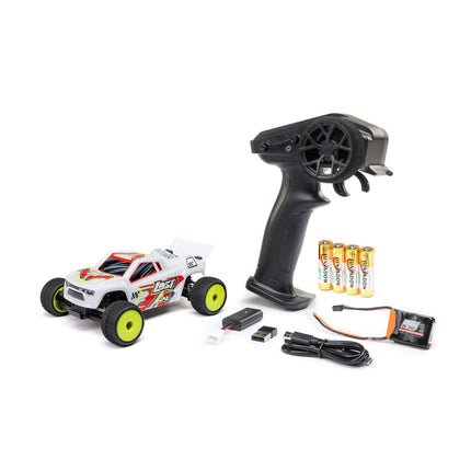 Losi Micro-T 1/28 RTR 2WD Stadium Truck White Battery/Charger Included LOS1392T1