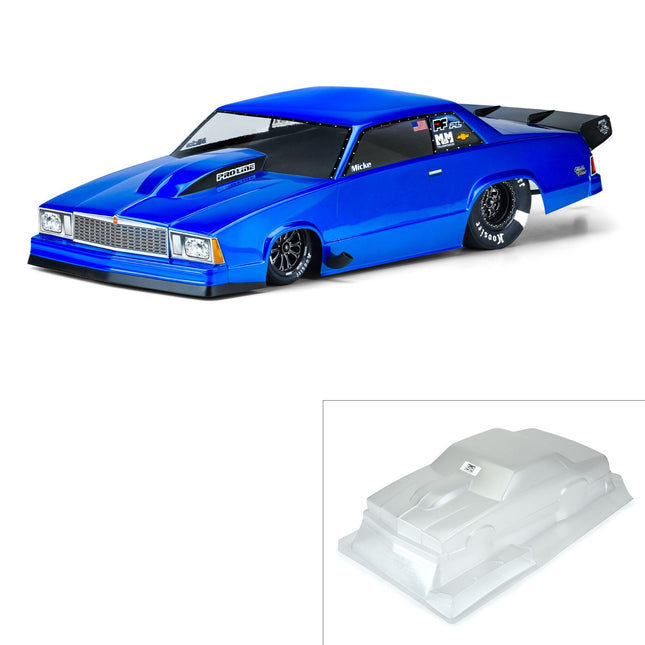 Pro-Line 1/10 1978 Chevrolet Malibu Clear Body: Drag Car PRO354900