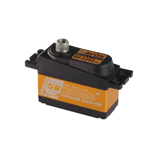 Savox Low Profile Digital Servo with Soft Start, 0.085sec / 138.9oz @ 8.4v
