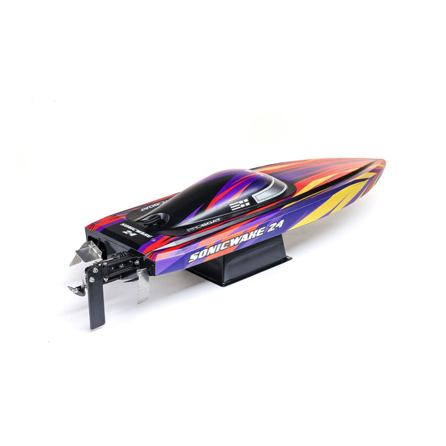 Pro Boat Sonicwake 24" Self-Righting Brushless w/Batt/Charger RTR Red PRB1992T1