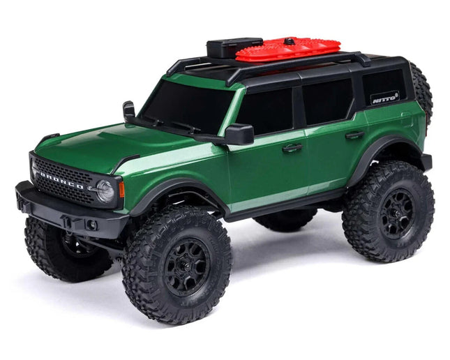 Axial SCX24 Ford Bronco 4X4 RTR Brushed Rock Crawler Battery/Charger Green