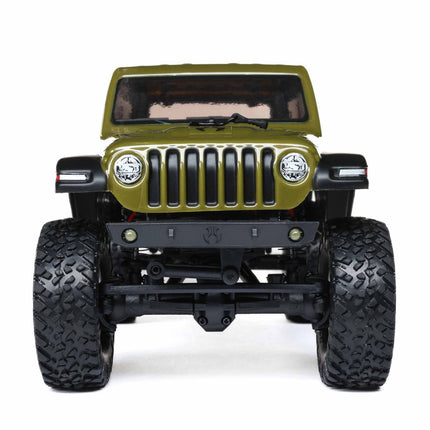 Axial SCX24 Jeep Wrangler JLU 4WD RTR Scale Mini Rock Crawler Green AXI00002V3T4