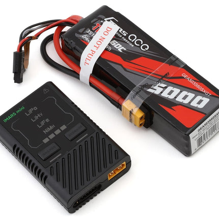 Gens Ace G-Tech Smart 3S Bundle w/3S 60C XT60 LiPo Battery 5000mAh & IMars Mini