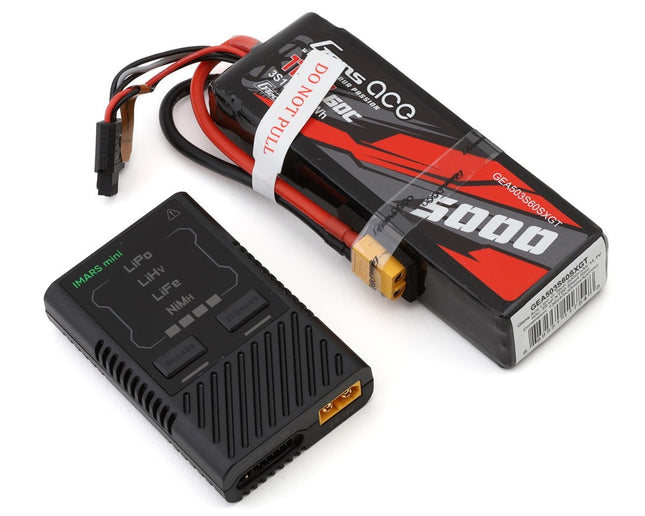 Gens Ace G-Tech Smart 3S Bundle w/3S 60C XT60 LiPo Battery 5000mAh & IMars Mini