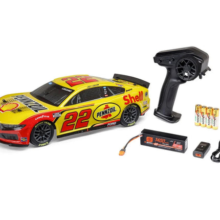 Losi NASCAR #22 Ford Mustang 1/12 2S AWD RTR On-Road Car (Joey Logano)