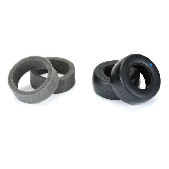 Pro-Line Racing Reaction HP 2.2/3.0 Ultra Blue Rear Drag Tire - Black PRO1017003