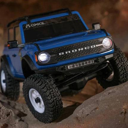 Axial SCX30 Ford Bronco 1/30 4WD RTR Scale Mini Crawler Blue AXI2048T1