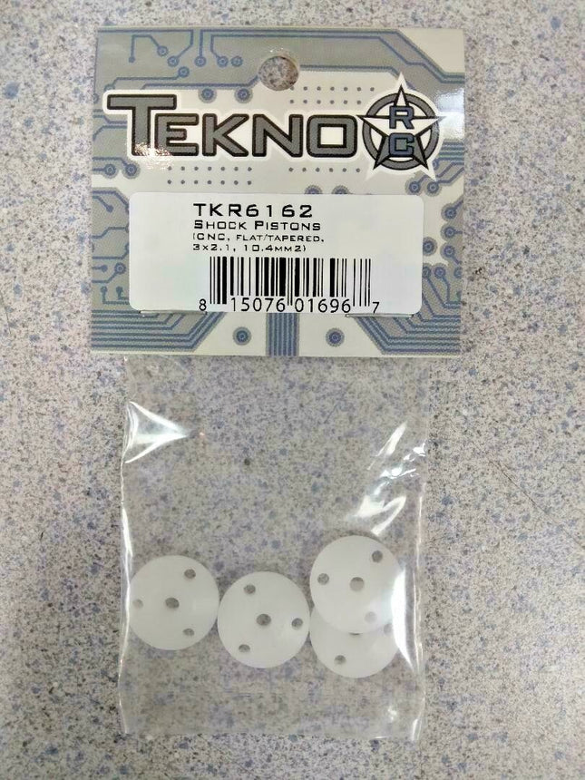 Tekno RC CNC Flat/Tapered Shock Pistons 3x2.1mm TKR6162 New!!