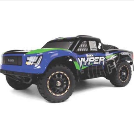 BlackZon Vyper SC 1/16 4WD Electric RTR - Blue/Green BZN540274