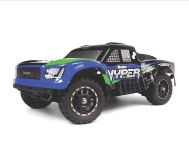 BlackZon Vyper SC 1/16 4WD Electric RTR - Blue/Green BZN540274