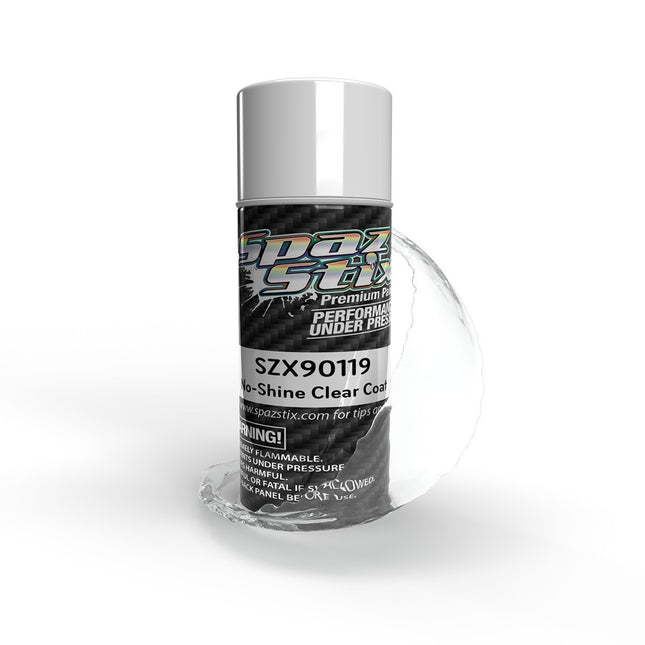 Spaz Stix No-Shine Exterior Matte Finish Clear Coat, 3.5oz Aerosol Can SZX90119