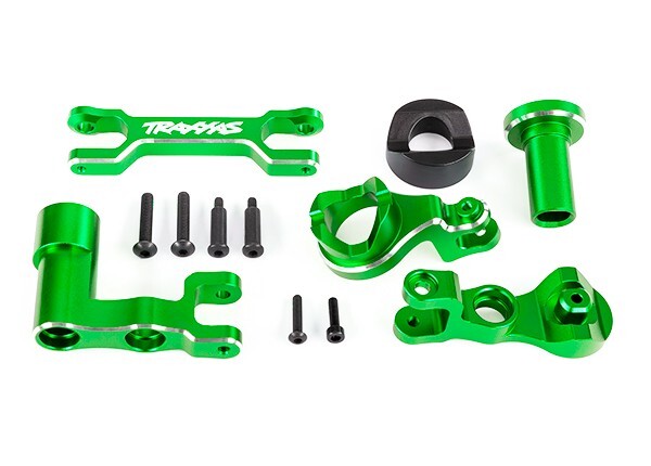 Traxxas XRT Steering Bellcrank Left & Right/ Draglink Green 7843-GRN New!!