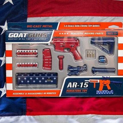 GoatGuns 1/3 Scale Die Cast AR15 Desktop Model, USA