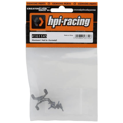 HPI Venture 18 Aluminum C-Hubs (Gunmetal) (2) (Straight Axle) HPI161145