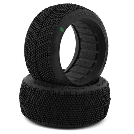 JConcepts 4071-02 Falcon 1/8 Off-Road Buggy Tires (2) (Green) JCO407102