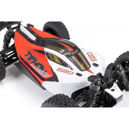 Arrma Typhon Grom MEGA 4WD 380 Brushed 1/18 Buggy RTR Red/White ARA2106T2