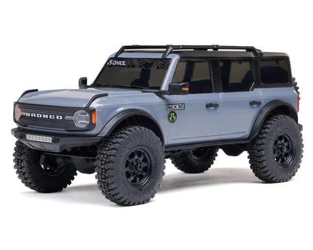 Axial SCX30 Ford Bronco 1/30 4WD RTR Scale Mini Crawler Grey AXI2048T2