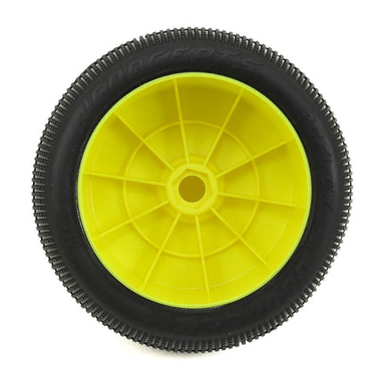 JConcepts Reflex 4.0" Pre-Mounted 1/8th Truggy Tires (2) (Yellow)  Green 3125-22