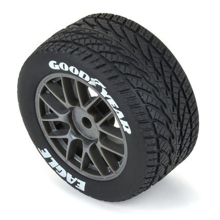 Pro-Line Losi NASCAR 1/12 Goodyear Eagle Pre-Mounted Wet/Rain Tires (4) (Medium)